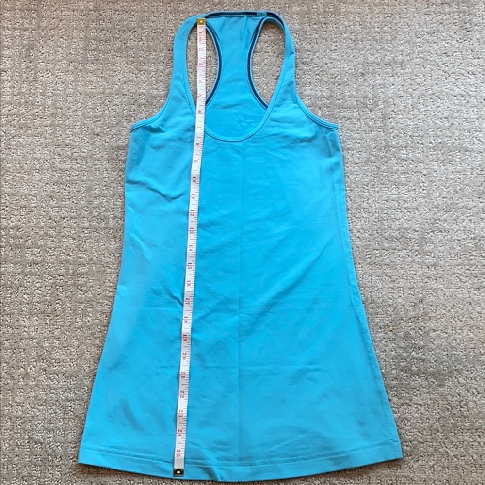Lululemon Blue Running Racerback Tank - Picture 4 of 5